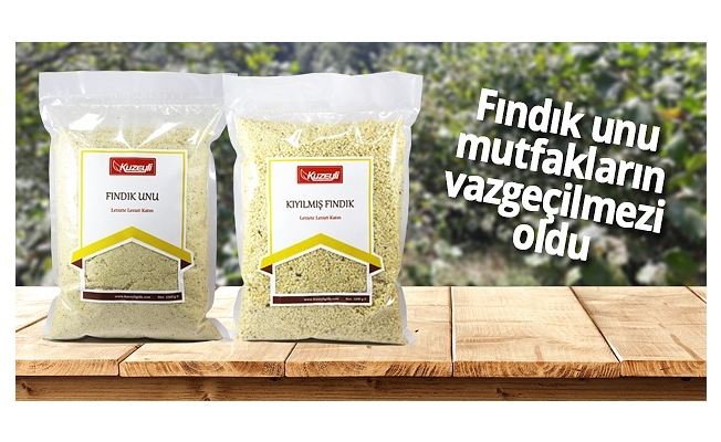 Kuzeyli Gıda’nın fındık unu mutfakların vazgeçilmezi oldu